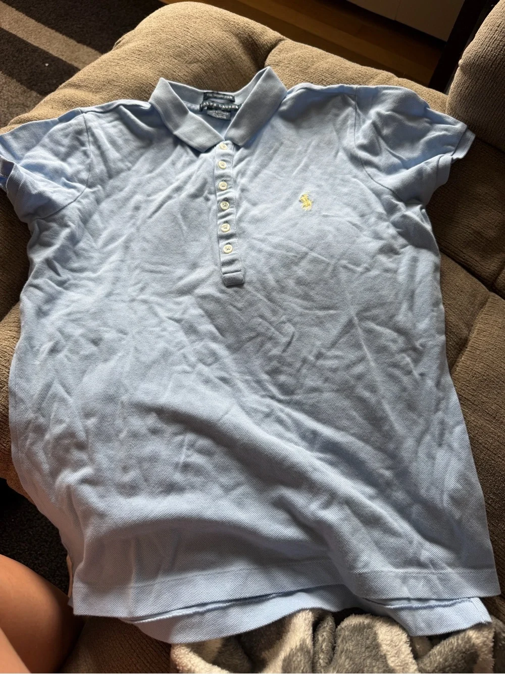 Ralph Lauren Light Blue Skinny Polo